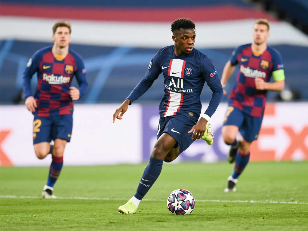 登贝莱关键表现，职业生涯首次欧冠连续5场建功